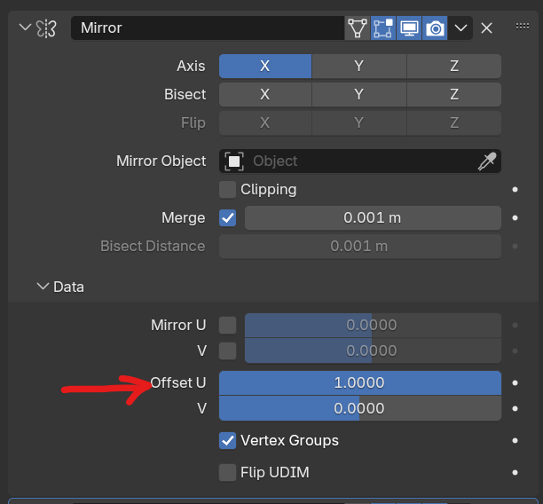 Mirror Modifier